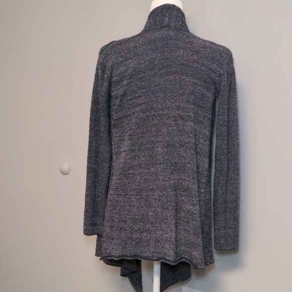 Barefoot Dreams Blue Bamboo Chic Lite Calypso Waterfall Long Sleeve Cardigan S/M - Picture 6 of 14